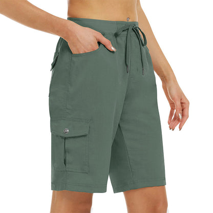 Cargo-Shorts für Damen – schnelltrocknend mit praktischen Taschen – bequem & funktional für Freizeit & Reise