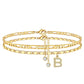 ✨ Personalisierte Eleganz – Filigrane Gold-Fußkette für Ihren Sommer.
