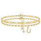 ✨ Personalisierte Eleganz – Filigrane Gold-Fußkette für Ihren Sommer.