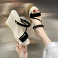 🎁New arrival 50% OFF💥Women's Platform Wedge Sandals— Free Shipping For Two Pieces