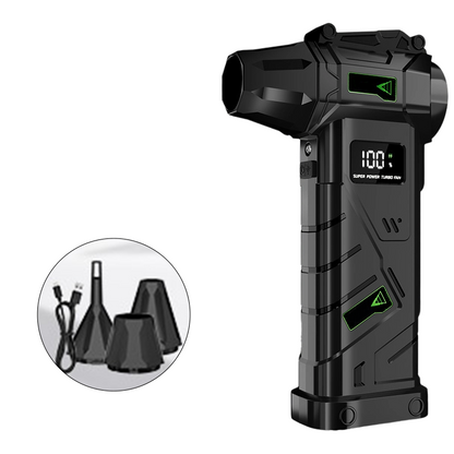 🌀 50% RABATT! ⚡ Kabelloser Turbo-Gebläselüfter mit LED-Display – Starker Luftstrom, Wiederaufladbar & Ideal Für Reinigung, Trocknung & Outdoor 💨