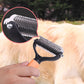 🐾 50% RABATT! 🧹 Doppelseitiger Fellpflege-Enthaarbürste für Haustiere – Effektive Entfernung Von Losehaar, Weiche Borsten & Perfekt Für Hunde & Katzen 🐶