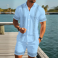 ✨ 2026 NEUHEIT • 50 % RABATT ✨Herren-Set aus Kurzarmhemd und Shorts mit Blumenmuster
