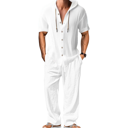 🔥 Befristetes Angebot – Freizeit-Set für Herren: Kapuzenshirt & Hose
