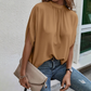 🎁👚 50% RABATT! Elegantes Damen-Oberteil mit Stehkragen – figurschmeichelnd, atmungsaktiv, perfekt für Büro & Freizeit. ☀️💨
