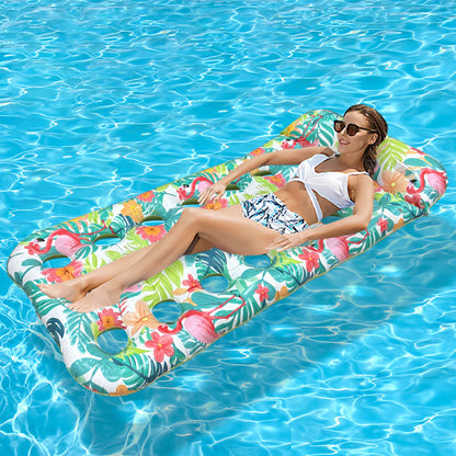 🔥Solange der Vorrat reicht 50 % Rabatt!🎉Aufblasbare Schwimmmatte aus verstärktem PVC
