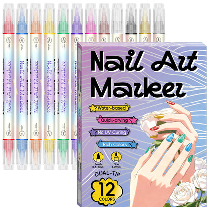 🥳HEISSER SALE 2026🥳💞50.000+ VERKAUFT!👵❤️ 50 % RABATT!  💅Nagelkunst-Stift-Set mit zwei Spitzen