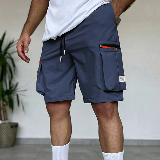 🩳 50% RABATT! 🏕️ Herren Cargo-Shorts mit Mehreren Taschen – Robuste Baumwolle, Elastischer Bund & Ideal Für Wandern, Reisen & Freizeitaktivitäten 🎒