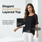 🌟 LIMITED-TIME 50% RABATT! 👕 Lässiges Damenoberteil mit Pailletten – Elegant, Weich, Loose Fit ✨