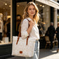 👜 50% RABATT! 👛 Elegante Spitzen-Tote-Bag mit Großem Fassungsvermögen – Stilvolles Design, Robuste Verarbeitung & Ideal Für Einkäufe, Strand & Alltag 🏖️