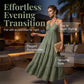 👗 50% RABATT! 🌴 Maxikleid für Damen mit Neckholder & Rückenfreiem Ausschnitt – Gestuft, Fließend & Im Resort-Stil Für Einen Eleganter Auftritt Im Urlaub 🌺