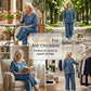 Der Inbegriff von Sommer-Chic: Figurbetontes Set aus atmungsaktivem Stoff