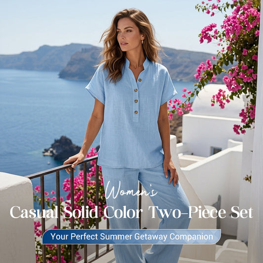 Lässiges Damen-Set – T-Shirt & lange Hose – bequem & stylish für jeden Tag