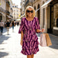 🌺Chic Tiered Midi Dress with Floral Pattern