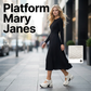 👟Atmungsaktive gewebte Plateau-Mary-Janes