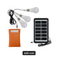 Autarkes Solar-Beleuchtungssystem: Komplett-Set mit 3 LED-Bulbs & Power-Speicher ☀️🔋