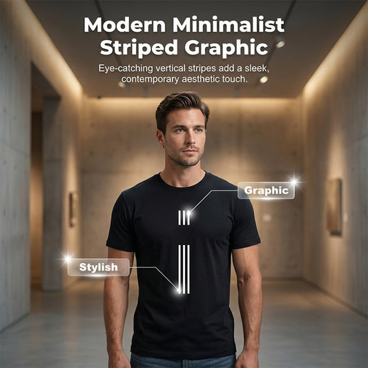 Herren-T-Shirt mit Rundhalsausschnitt und Grafikprint