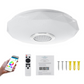 💡🎵Smarte 60W LED Deckenleuchte mit Bluetooth-Lautsprecher | RGB Farbwechsel & Dimmbar
