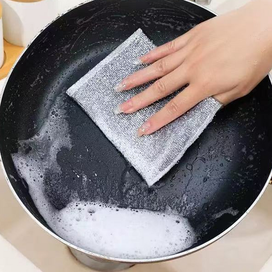 🔥50% Rabatt 🧽 Kratzfeste Scheuertücher (10x15 cm) – entfernt hartnäckiges Fett ohne Schrubben – wiederverwendbar & vielseitig – 1er- bis 15er-Pack