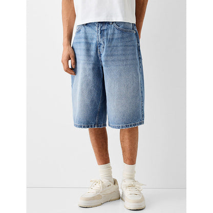 ⏳ Nur heute: 50% Sonderpreis. Ab morgen gilt wieder der reguläre Verkaufspreis für die lässigen Herren-Jeansshorts mit weitem Bein. 🛒✨