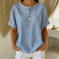 Gestreiftes Henley-Shirt – bequem, bügelfrei & hautfreundlich