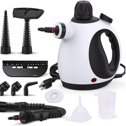 💨🔥 60% RABATT! Handheld Pressurized Steam Cleaner Kit – Starke Dampfkraft, vielseitige Aufsätze, chemiefrei reinigen.