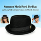 ✨50% RABATT!🎩Atmungsaktive Mesh Fedora Hut Sonnenschutzhut Herren Damen Leicht Outdoor Mütze