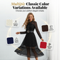 👗✨ Midikleid mit Polka-Dots – Schleifenkragen & elegant – Verspielt, feminin & perfekt für Frühling, Büro oder besondere Anlässe 🎀
