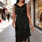 👗 Ärmelloses Flapper-Kleid für Damen mit V-Ausschnitt und Fransen – Lässig, verspielt & perfekt für Party & Sommer ✨