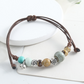 🔮 –50% RABATT | Verstellbares Keramik-Perlenarmband im Ethno-Stil 📿✨