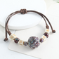 🔮 –50% RABATT | Verstellbares Keramik-Perlenarmband im Ethno-Stil 📿✨