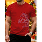 Herren-T-Shirt mit Spielkartenmotiv