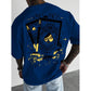 Herren-T-Shirt mit Spielkartenmotiv