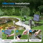 🐟✨ Solar-Teichbelüfter mit Luftpumpe – sauberes Wasser, gesunde Fische, null Stromkosten. ☀️💧