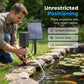 🐟✨ Solar-Teichbelüfter mit Luftpumpe – sauberes Wasser, gesunde Fische, null Stromkosten. ☀️💧