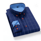 👔🎯 50% RABATT!Modisches Herren Karo Hemd mit Kontrast-Manschetten – taillierter Schnitt, vielseitig kombinierbar für Freizeit & Casual-Business✨