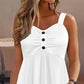 👚 JETZT 50 % RABATT! 🏆 Sommerliches, ärmelloses Damen-Tanktop mit Knopfleiste – Leicht und atmungsaktiv – Lockere Passform, ideal zum Kombinieren oder solo – Lässig-schick für heiße Tage 🌞