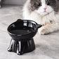 🐱 Erhöhter Kunststoff-Fressnapf für Katzen 🥣 Ergonomisches Design für Komfort beim Fressen