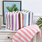 🔥🧣 50% RABATT! Gestreifte Korallenvelours-Handtücher – modernes Design, flauschige Qualität, erstklassiger Komfort. ✨