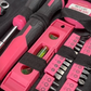 🛠️🎀 50% RABATT! Pink General Household Hand Tool Kit – denn Väter haben auch ein Herz für hübsches Werkzeug. 😍🔧