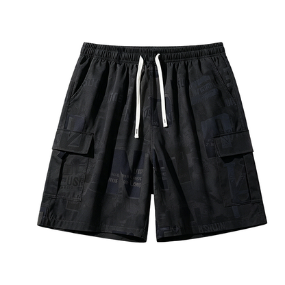 🔥🩳 50% RABATT! Men's Casual Graphic Print Drawstring Shorts – auffälliges Design, perfekte Passform. ✨💪
