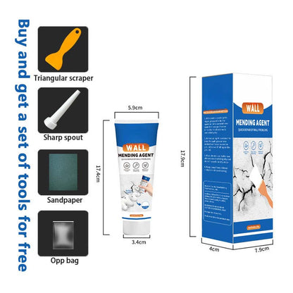 🔥🏆 50% RABATT – NUR HEUTE! Schnell trocknende Wandreparatur-Creme – kleine Löcher, Risse & Dübellöcher? Einfach auftragen, glätten, fertig. 🛠️💨