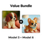 🎨🐶 Colorful Beaded 3D Dog Model Kit – 50% RABATT! Bunte Perlen, 3D-Design, kreativer Bastelspaß für Groß & Klein. 🔥✨