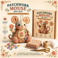 🔥🧵 50% RABATT! Handgefertigtes Nähset – Vintage-Plüschmaus zum Selbermachen – inkl. Material & Anleitung. 🎁🐭