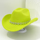 📢📢 40 % RABATT !! ⏰Damen Strass-Herz Cowboyhut Eleganter Französischer Jazz Fedora