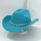 📢📢 40 % RABATT !! ⏰Damen Strass-Herz Cowboyhut Eleganter Französischer Jazz Fedora