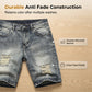 🔥JETZT 50 % RABATT!🔥 Vintage Destroyed Denim-Shorts