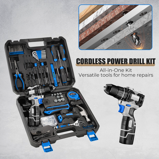 🔧⚡ Akku-Bohrerset – 18V Lithium-Ionen, 1150 U/min, 300 W – komplett, kabellos, leistungsstark. 50% RABATT! 💪🔩