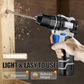 🔧⚡ Akku-Bohrerset – 18V Lithium-Ionen, 1150 U/min, 300 W – komplett, kabellos, leistungsstark. 50% RABATT! 💪🔩