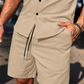 👕🩳 Men's Casual Short Sleeve Shirt & Shorts Set – 50% RABATT! Perfekt aufeinander abgestimmt – bequem, luftig, sommerlich. 🔥☀️
